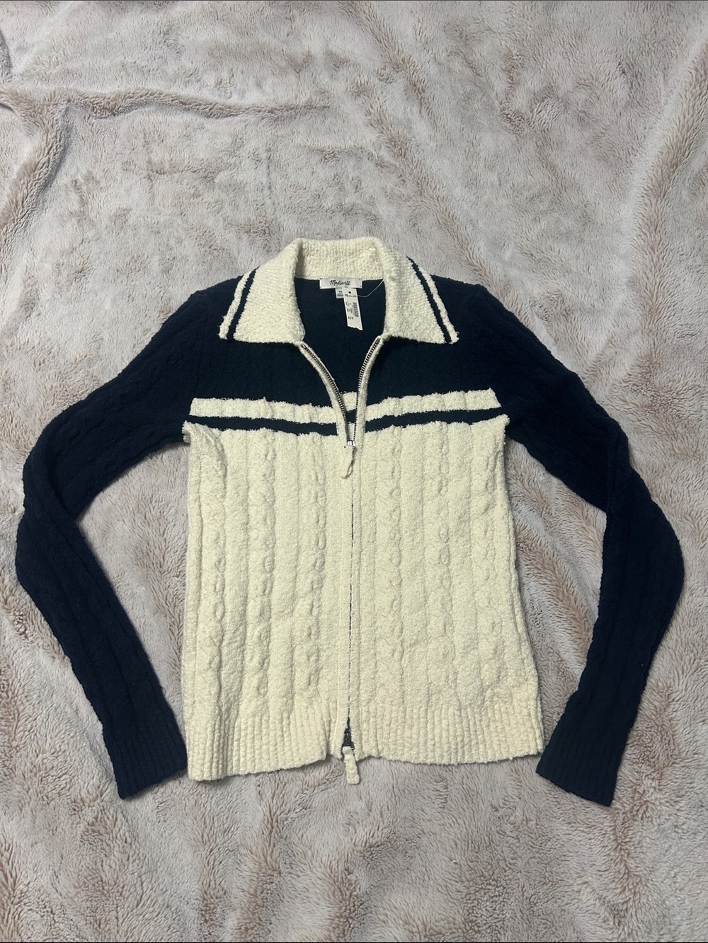 NWT Madewell zip cardigan - Picture 6 of 12